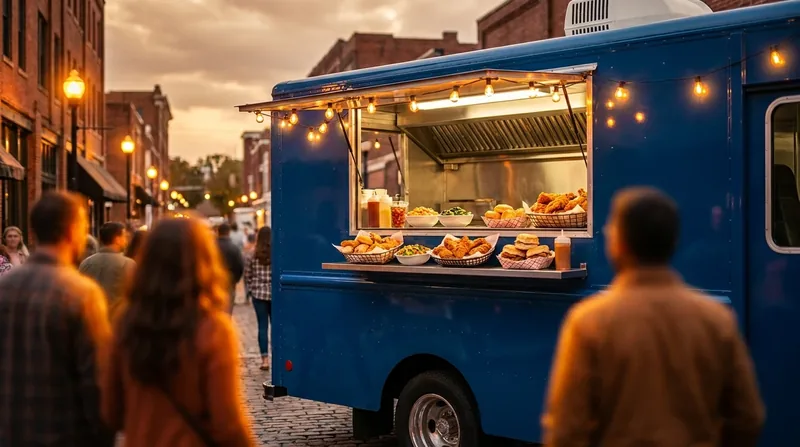 Customers lining up at a food truck window, How to Start a Food Truck in Hawaii
